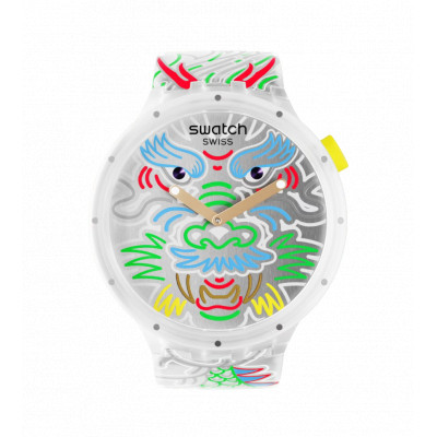 Swatch Dragon in Cloud SB05Z102