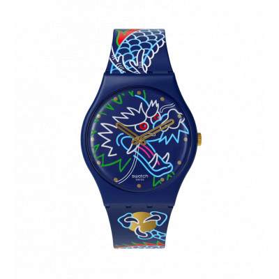 Swatch Dragon in Waves SO28Z125